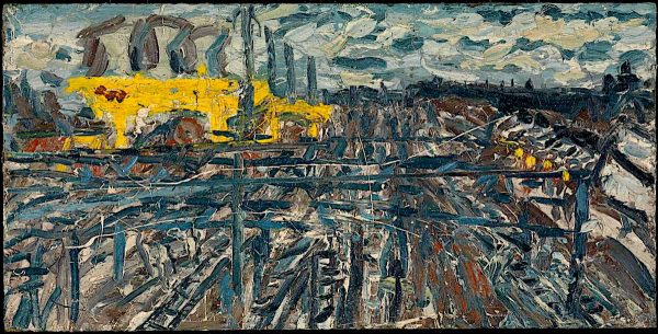 Willesden Junction, Morning in October 1971 Leon Kossoff born 1926 Lent from a private collection 2006