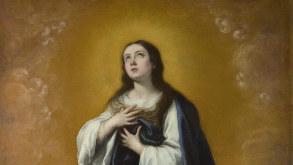 Murillo Virgin Mary Painting destroyed