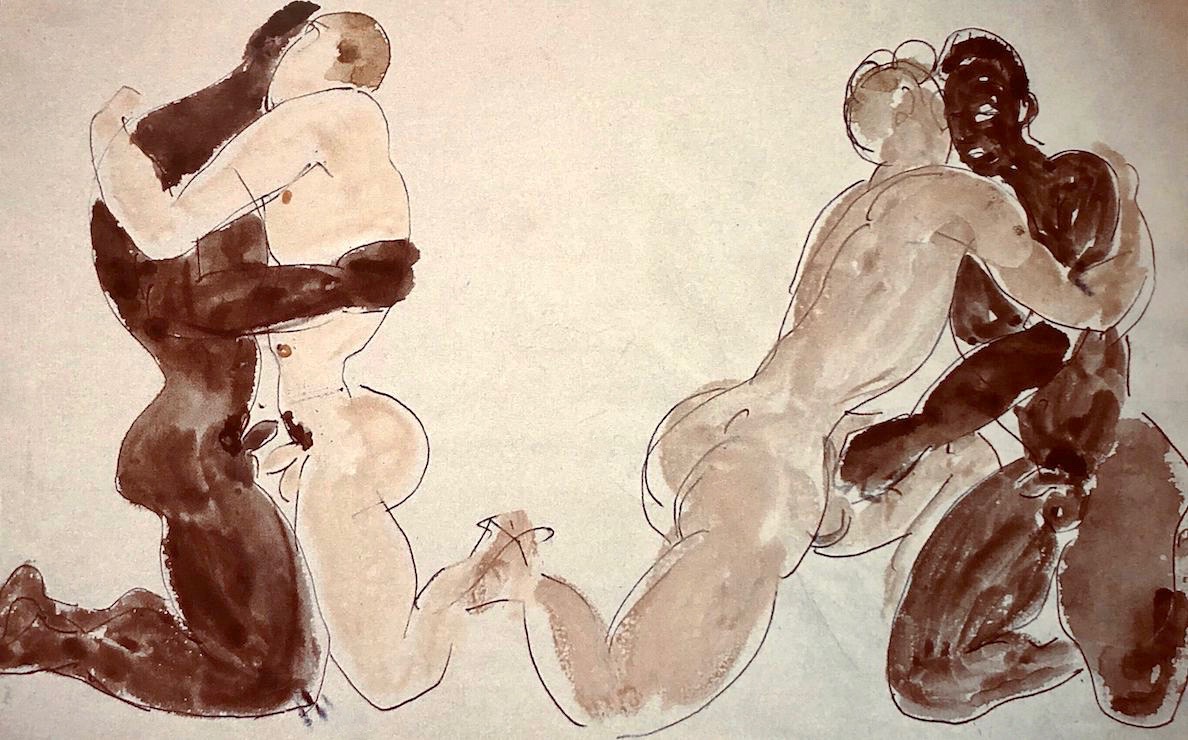 Duncan Grant Bloomsbury Group Artist: Lost Homo-Erotic Drawings Discovered