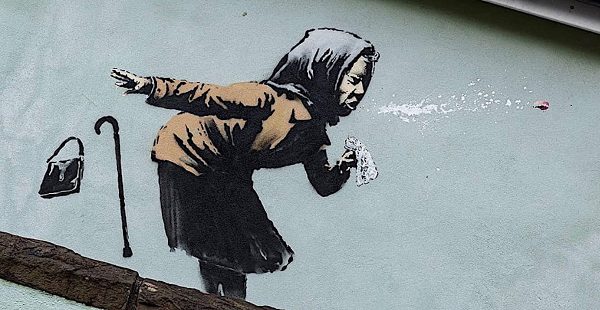 Aachoo! New Banksy COVID Mural Unveiled In Bristol
