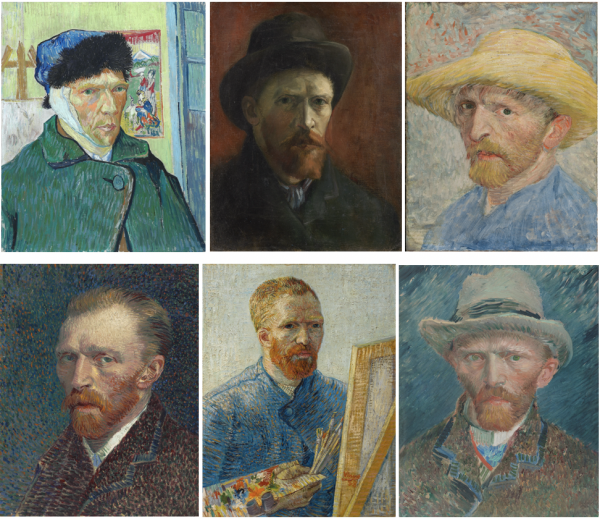 Van Gogh self-portraits