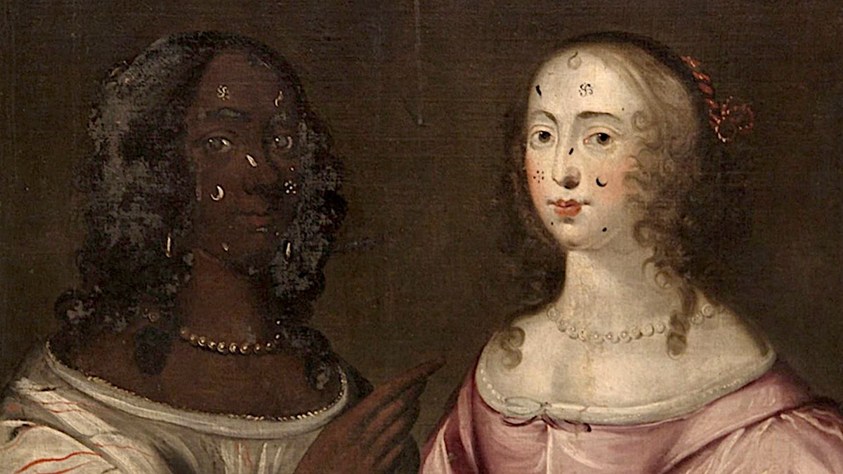 UK Export Ban For 17th Century Multiracial Painting Of Two Ladies
