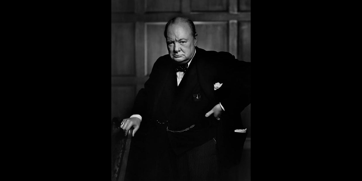 Yousuf Karsh Winston Churchill December 1941 Ottawa.Credit. Photo: @ Yousuf Karsh estate