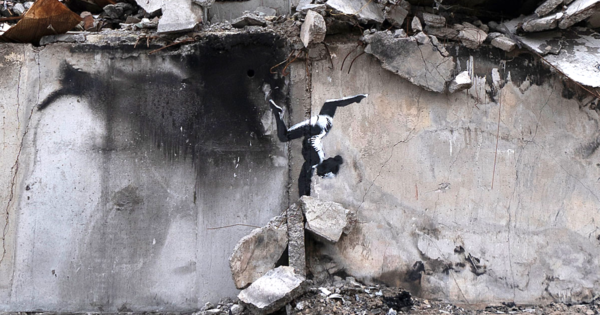 Banksy Goes To Ukraine To Create His Latest Political Works