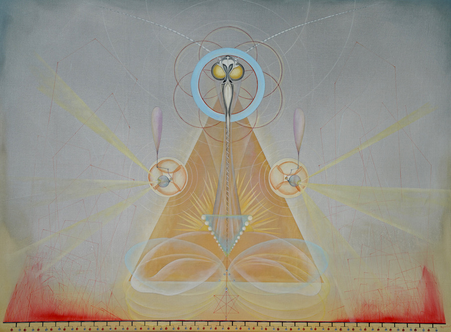Aigana Gali, KOZ, 190 x 140 cm, acrylic,oil on canvas