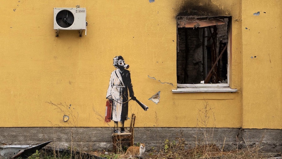 Ukraine Banksy Theft