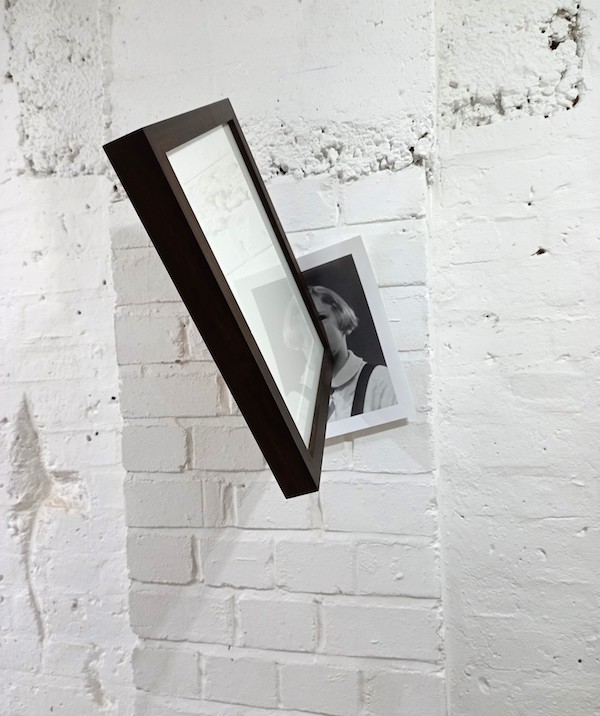 Held (Photo Of Artist's Paternal Grandmother Held To Wall By Frame), 2022 - Mixed Media, Photography, 50 x 26 x 39 cm - Photo Paul Carey-Kent