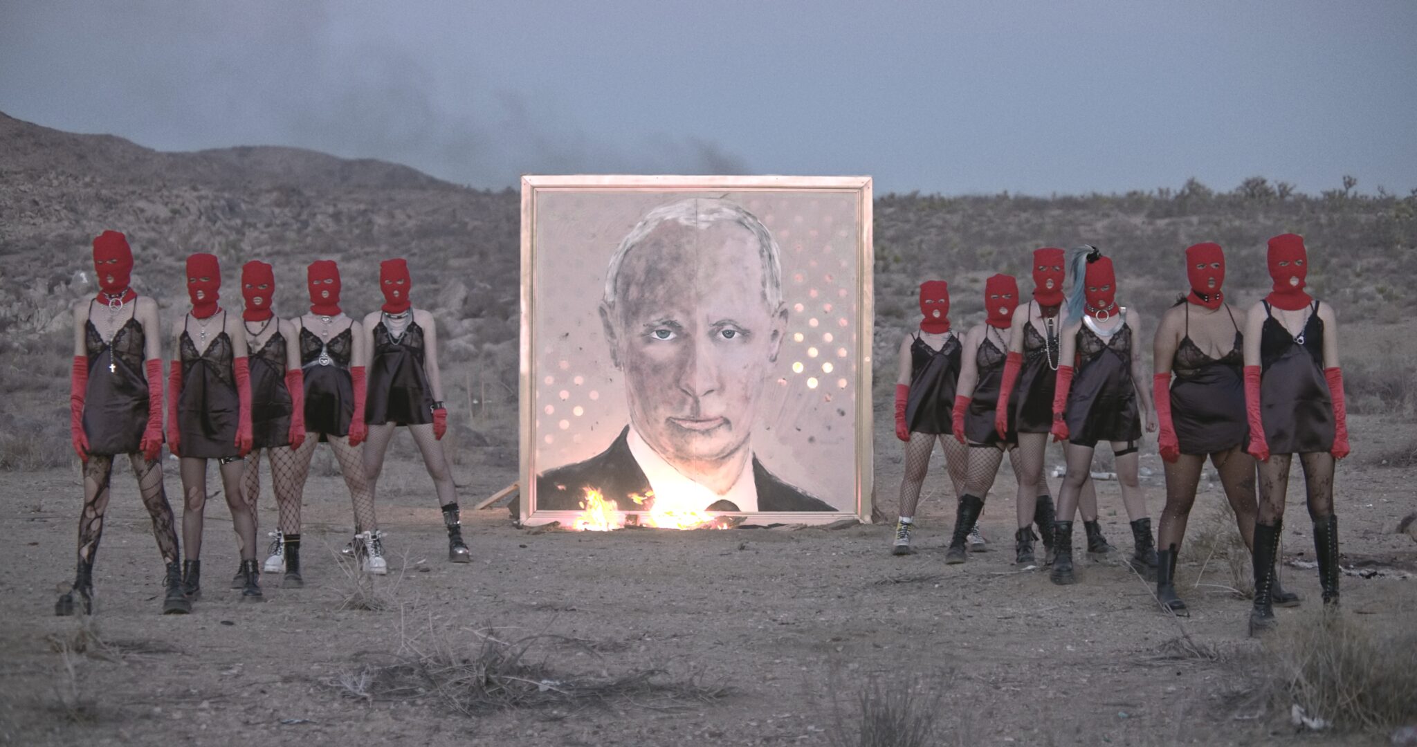 Pussy Riot brings Putin its radical performance art to Jeffrey Deitch's Los Angeles