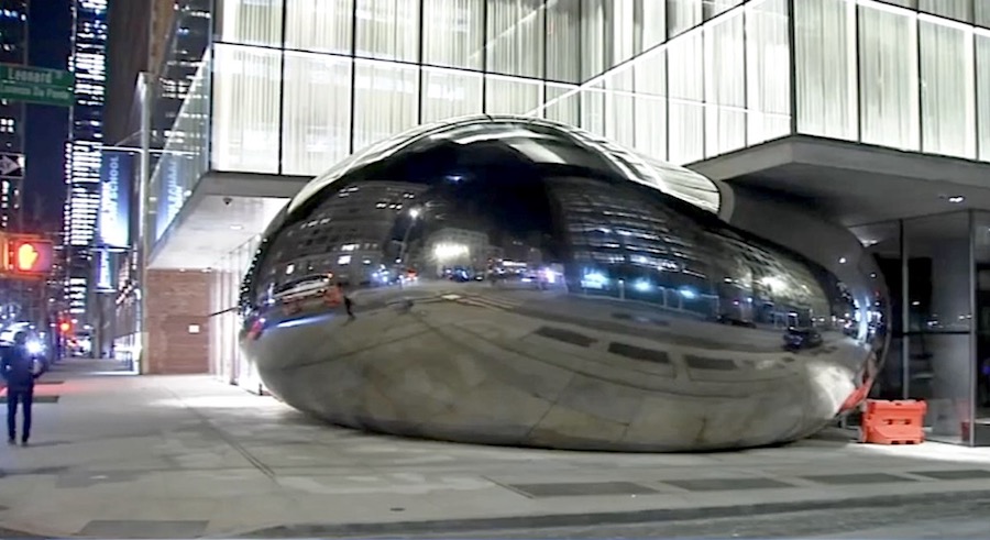 Anish Kapoor Unveils New York 'Bean Style' Public Monument