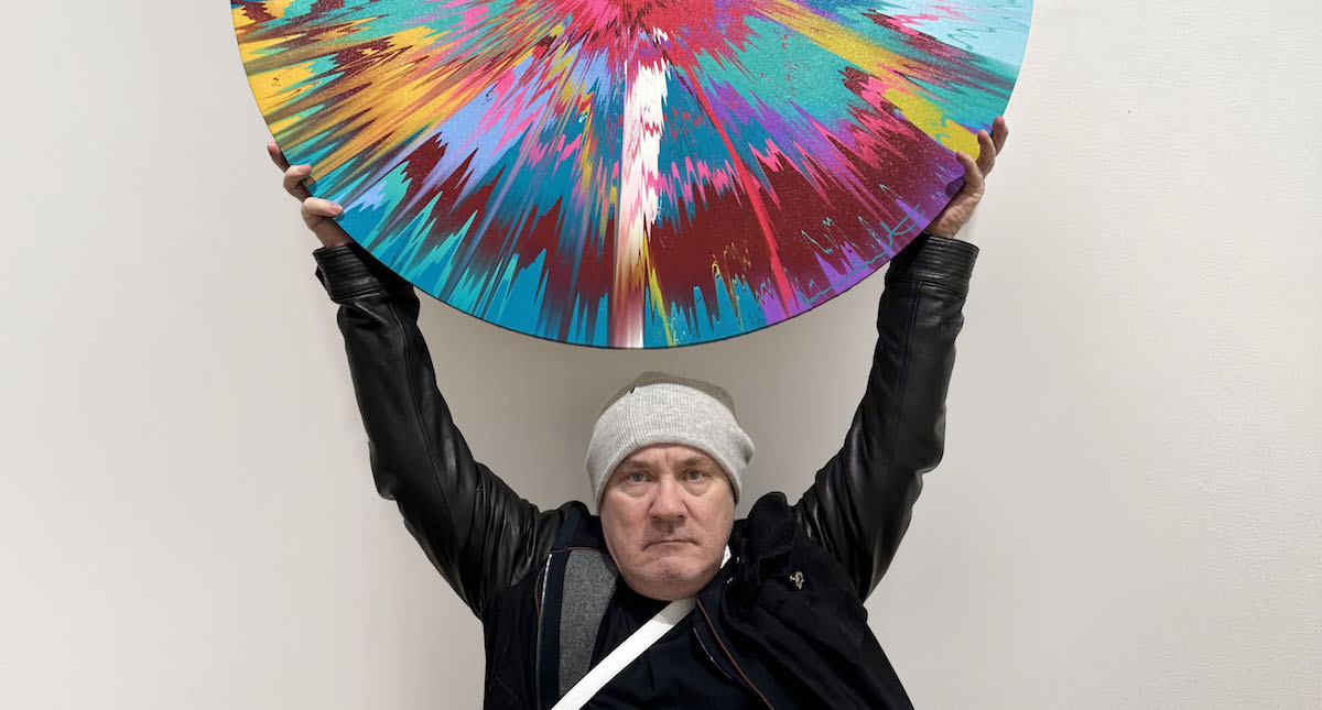 Damien Hirst with The Beautiful Paintings, Damien Hirst, 2023
