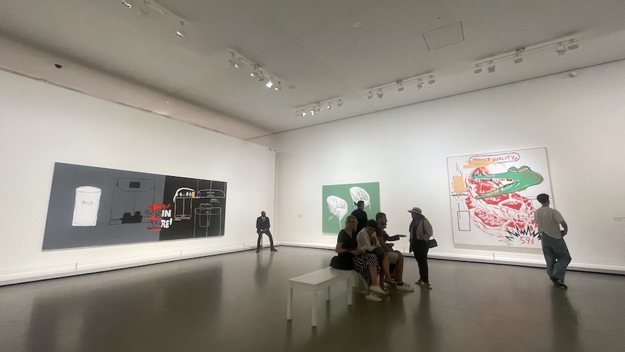 “Basquiat × Warhol Painting four hands” Fondation Louis Vuitton, Paris - Lee Sharrock