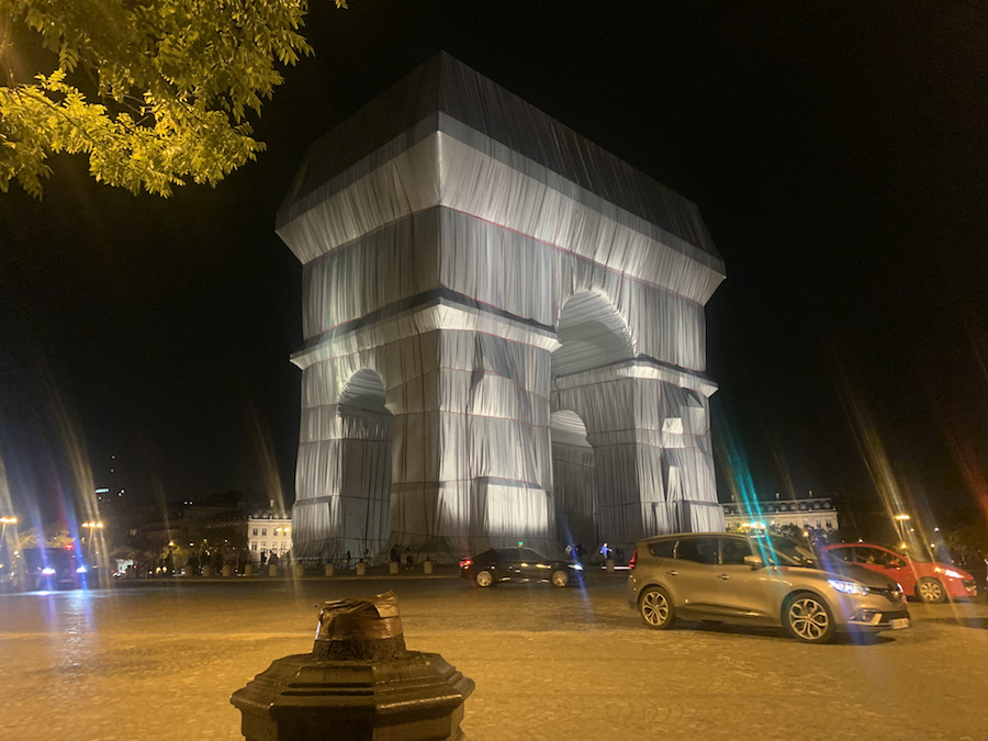  Christo and Jeanne Claude Materials For Arc de Triomphe Wrapped Recycled