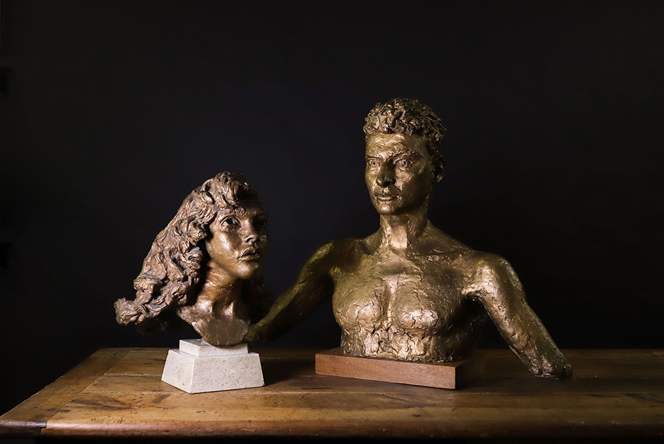 Jacob Epstein, Bronze Bust,Lucian Freud