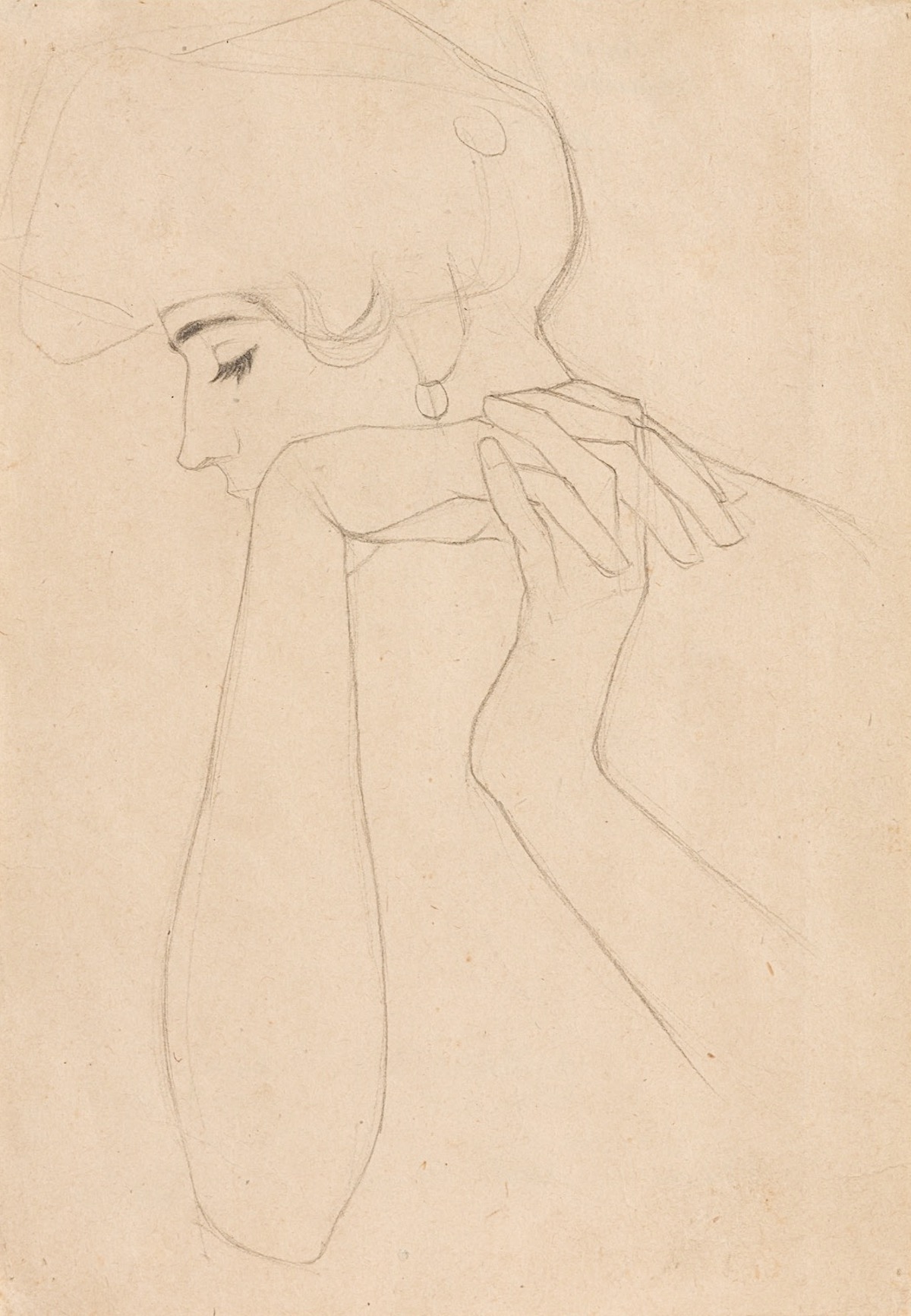 Rare Egon Schiele Drawing Turns Up At Chiswick Auctions