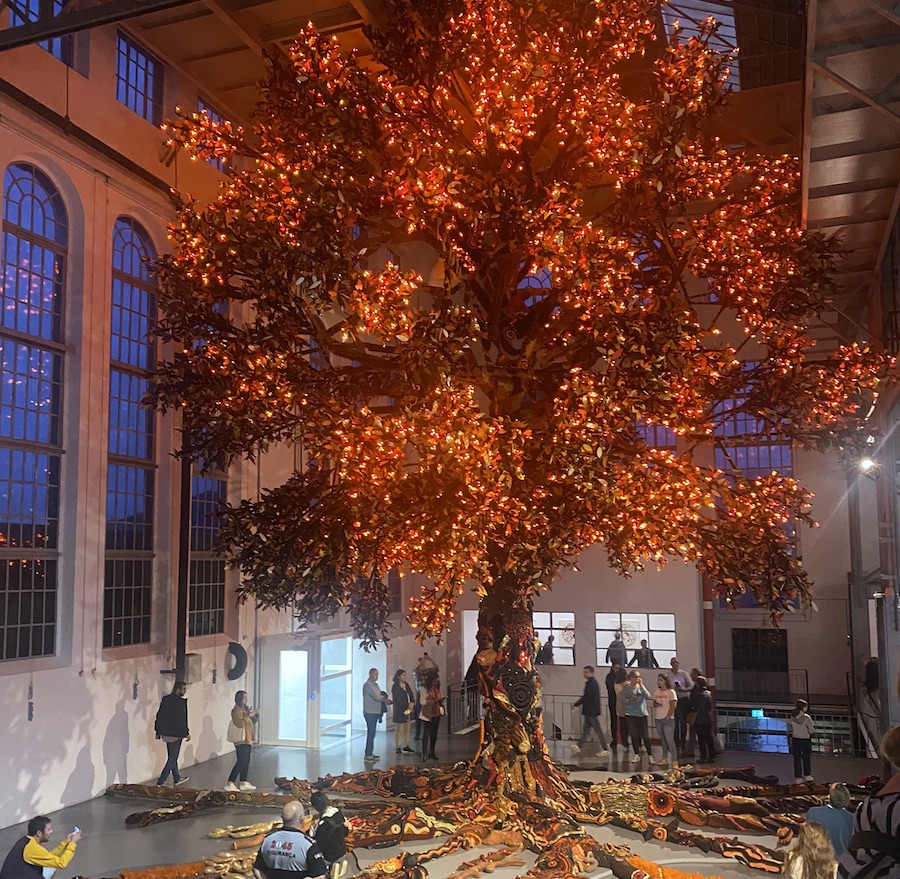 4-“Tree of Life” (2023) inside the old Tejo Power Station building. Photo credit: Joaquim A Neto