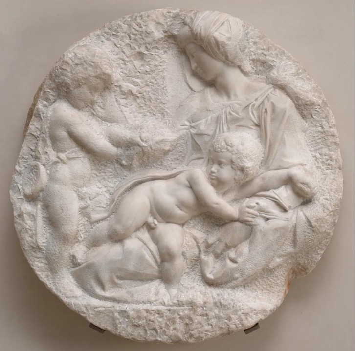 Michelangelo, Leonardo, RaphaelFlorence, c. 1504,Royal Academy of Arts 