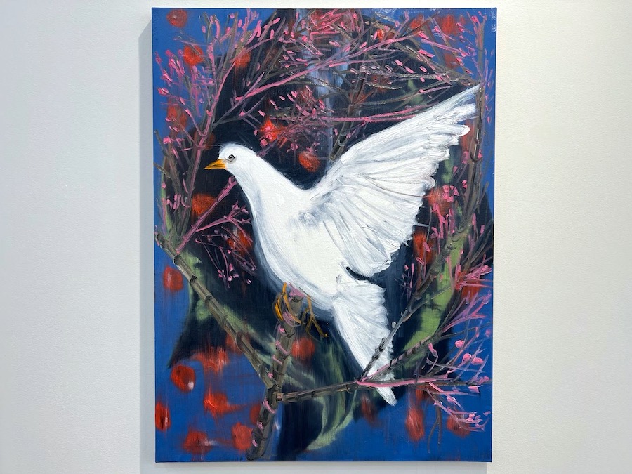 Ann Craven: Dove (Flying, Once More), 2024,