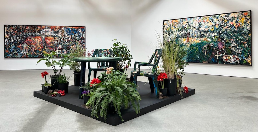 Mario Joyce is carving out his place in Art History with his solo exhibition Amaryllis' Garden