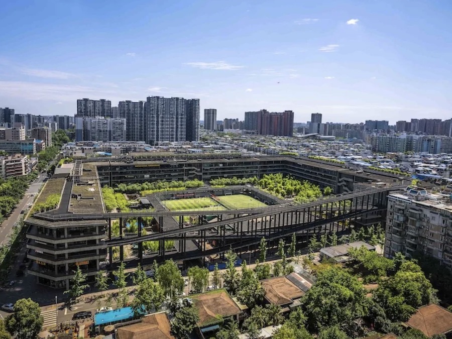 Pritzker Prize winner Liu Jiakun's West Village complex.PHOTO COURTESY OF CHEN CHEN