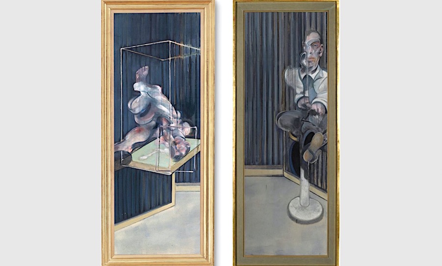 Bacon Two figures and Portrait of a Dwarf 1975