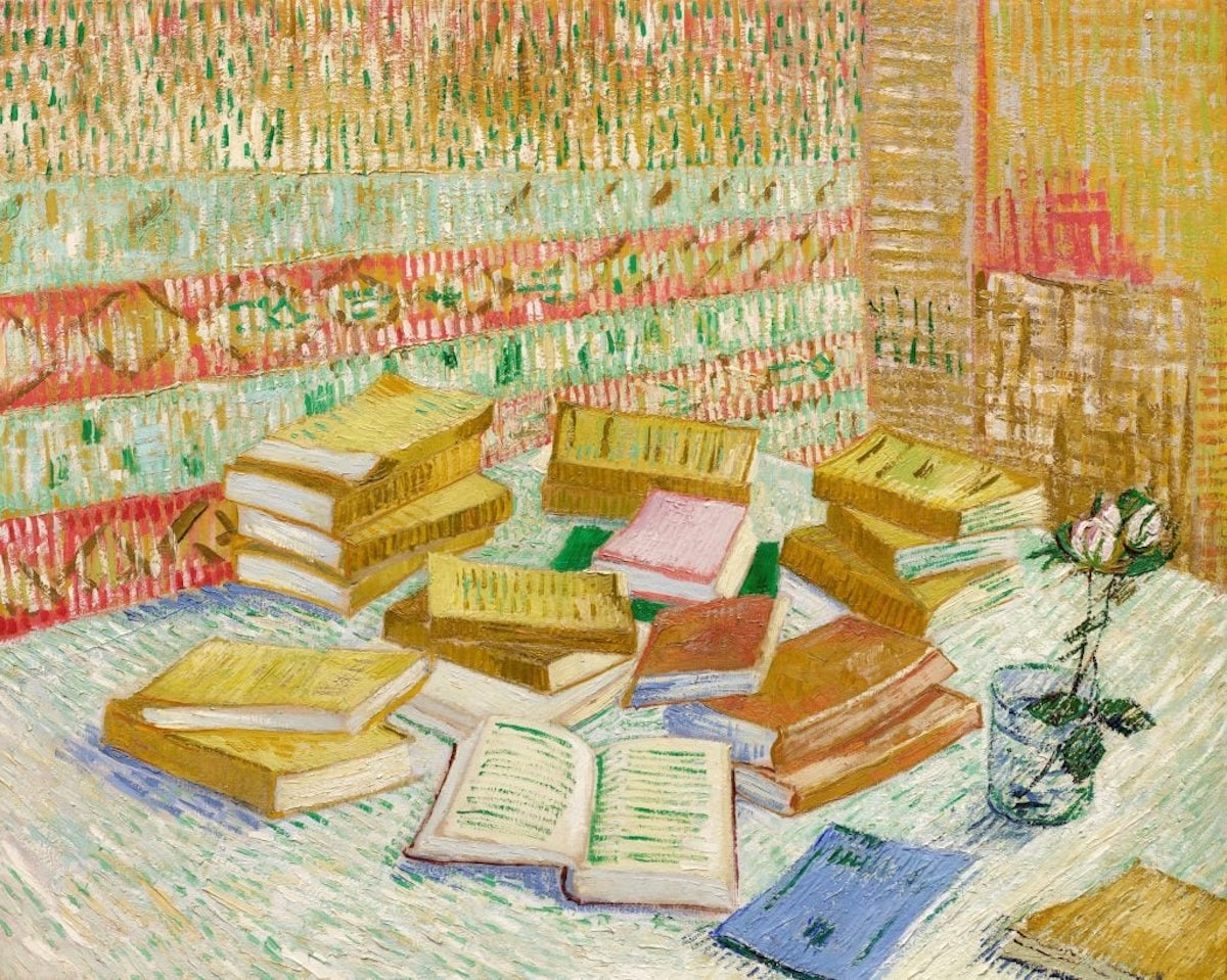 Sotheby's Vincent van Gogh, Romans Parisiens (Les Livres jaunes) (1887). Courtesy Sotheby's.