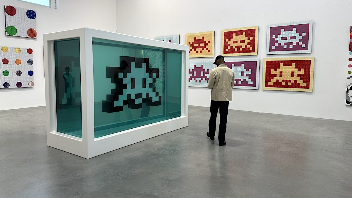 Triple Trouble: Hirst, Fairey and Invader Collide at Newport Street Gallery