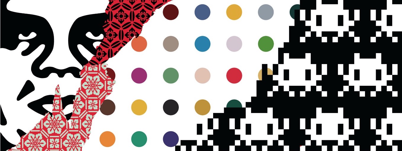 Shepard Fairey, Damien Hirst, and Invader,Newport Streeet Gallery