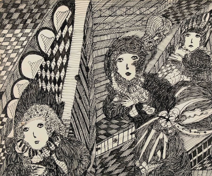Madge GillUntitled, 1952ink on card