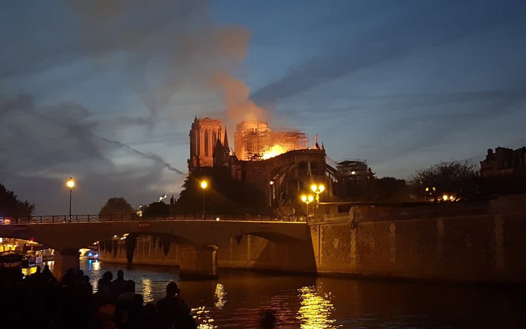 Notre Dame Cathedral Badly Damaged by Raging Fire