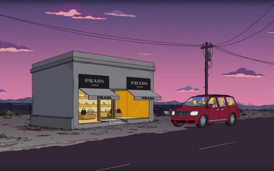 Elmgreen & Dragset Prada Marfa Honoured With Cameo On The Simpsons
