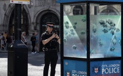 Banksy’s Piranha Tank Bites Back in London Museum Relaunch