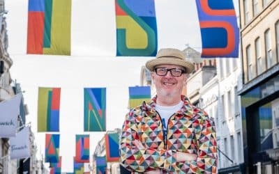 Bob & Roberta Smith Unveil Vibrant Flag Designs On Bond Street