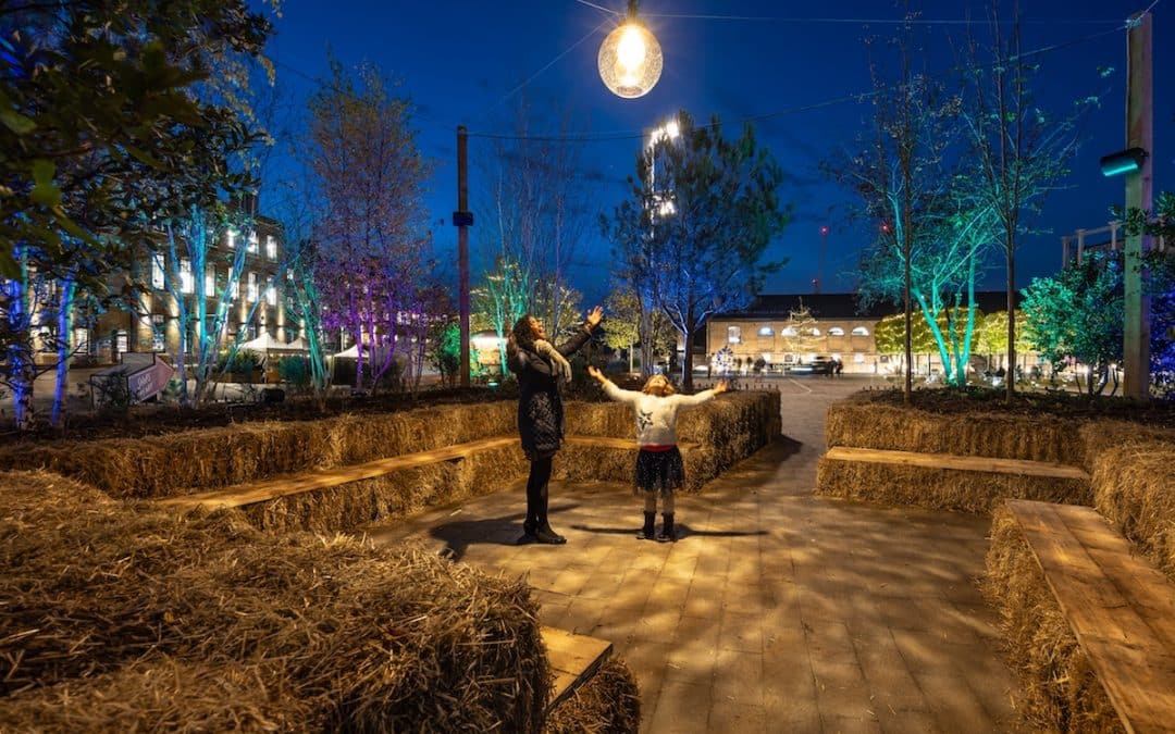  Assemble To Reconfigure Granary Square Into A Wintery Landscape