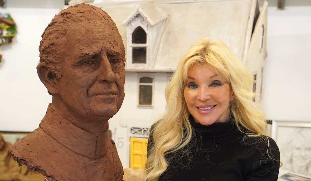 Royal Sculptor Frances Segelman Unveils King Charles Sculpture Ahead Of Coronation