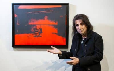 Andy Warhol Electric Chair Owned By Alice Cooper Unsold At Auction