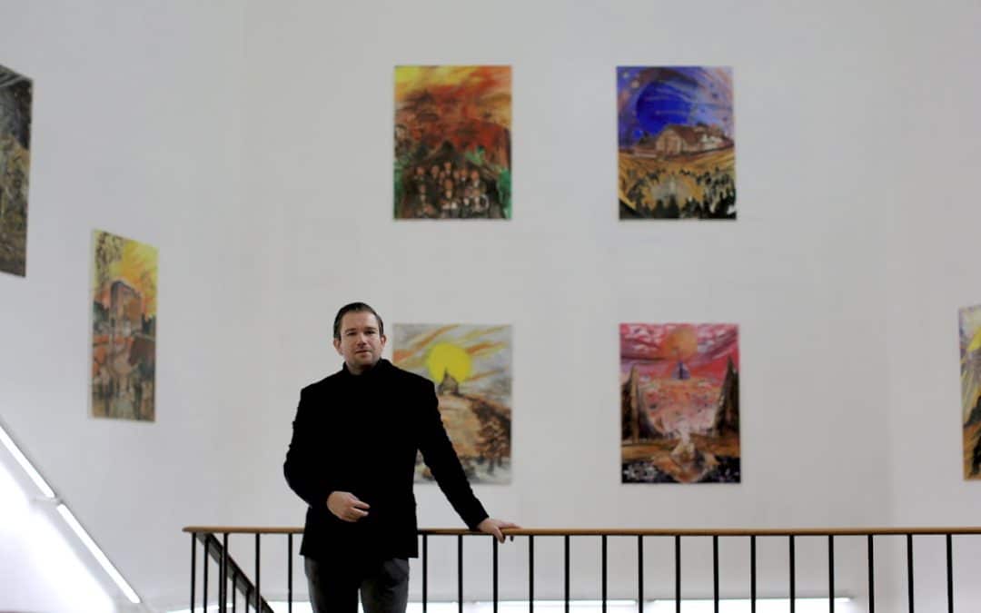 Dan Llywelyn Hall Murals Unveiled Celebrating Indian YMCA UK Centenary