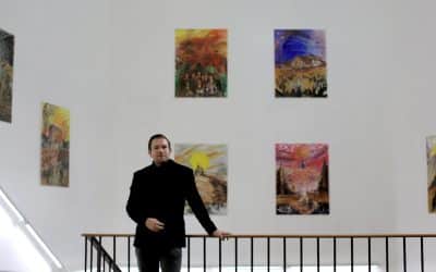 Dan Llywelyn Hall Murals Unveiled Celebrating Indian YMCA UK Centenary