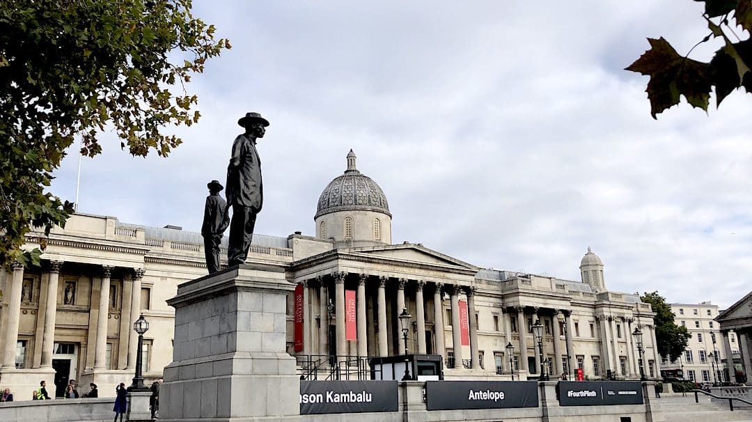 Samson Kambalu Antelope Takes Over Fourth Plinth Commission In Trafalgar Square