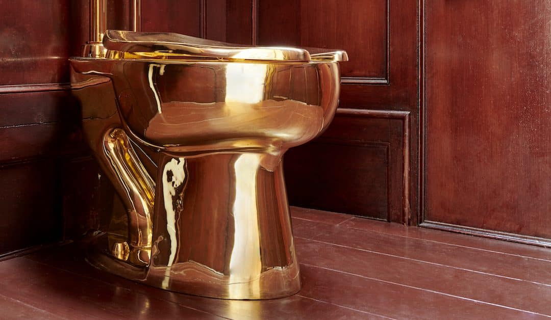 Gold Toilet By Maurizio Cattelan Stolen From Blenheim Palace