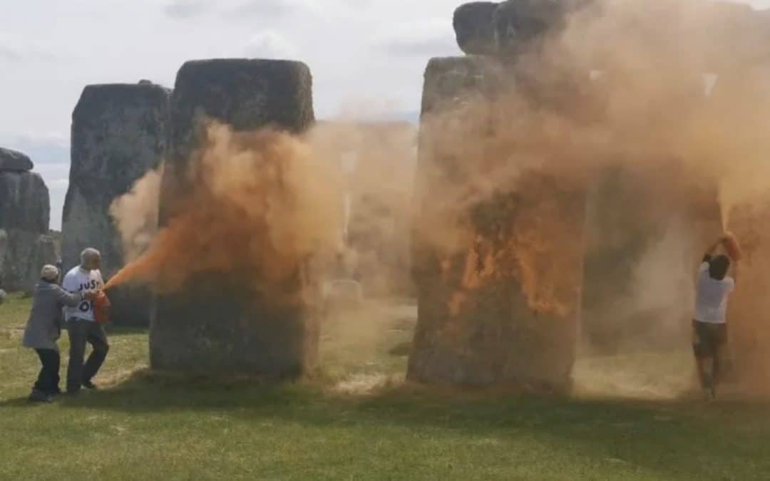 Third Activist Charged Over Orange Powder Protest at Stonehenge