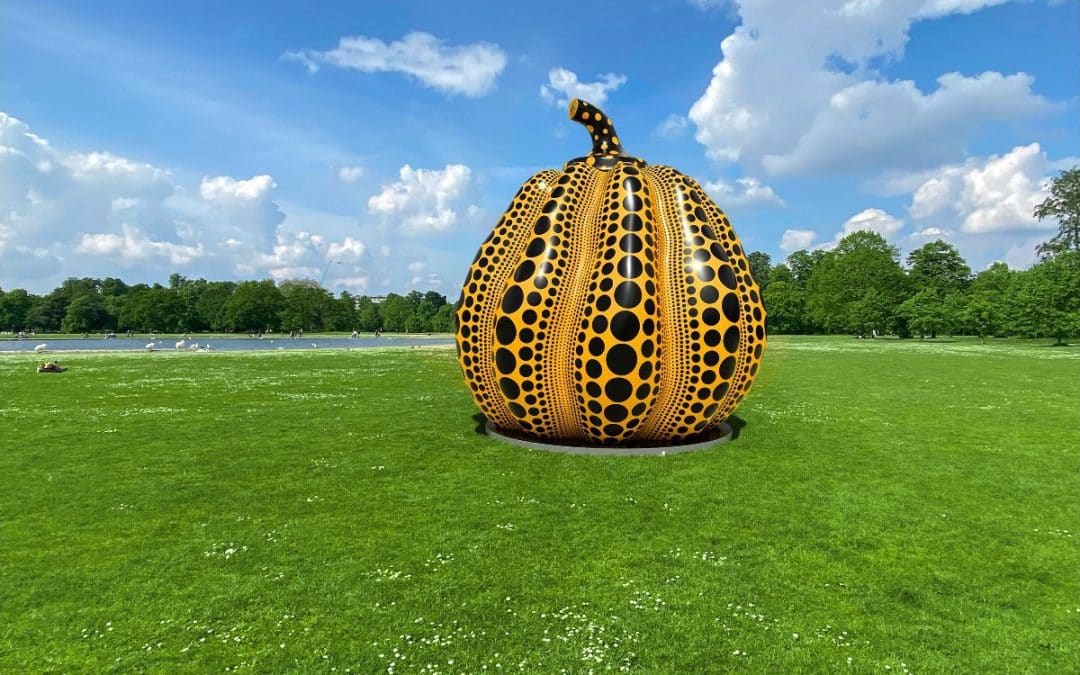 Yayoi Kusama: Giant Bronze Pumpkin Unveiled In Kensington Gardens