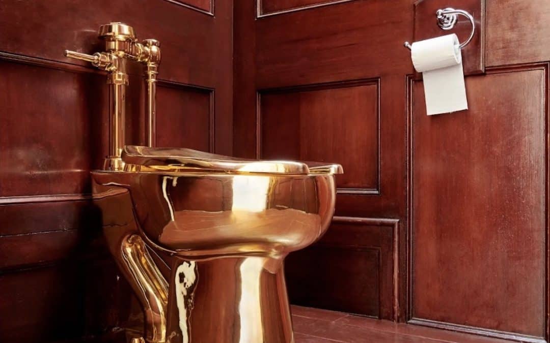Maurizio Cattelan Golden Toilet Caper Ends In Jail Time For Career Criminals