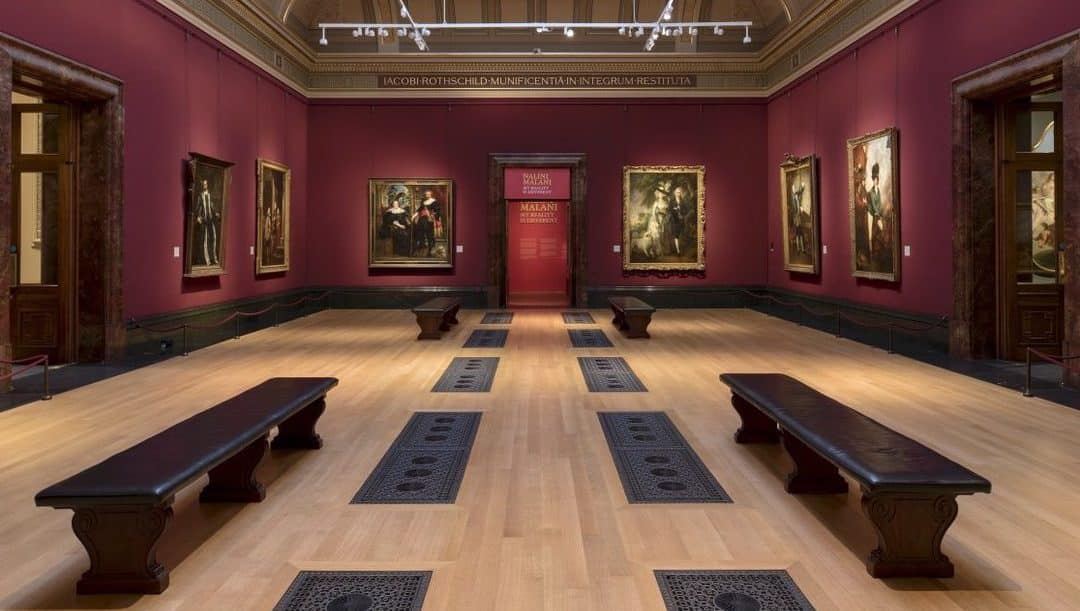 National Gallery Sells Off Benches Over Health And Safety Concerns