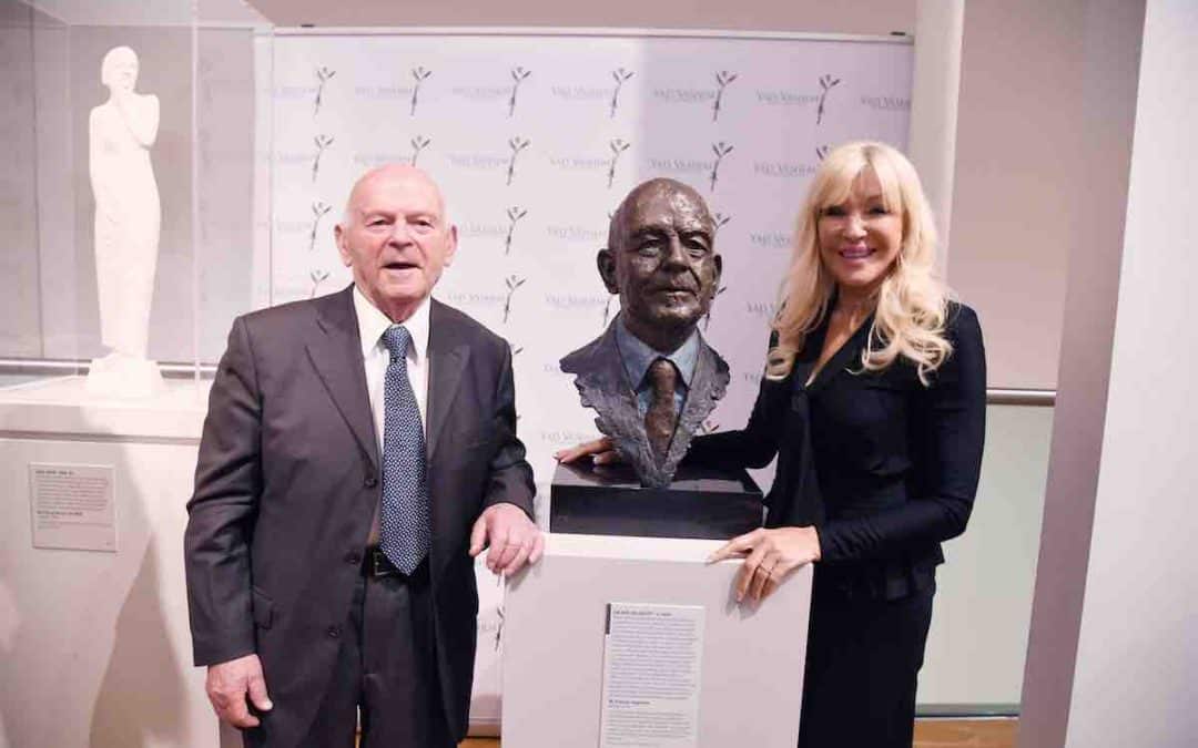 NPG Unveil Frances Segelman Sculpture Of Holocaust Survivor Sir Ben Helfgott