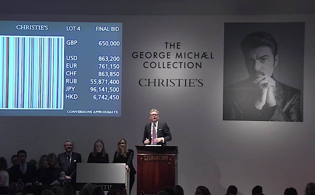 George Michael Art Collection Auction Raises £9.4m For Philanthropic Work