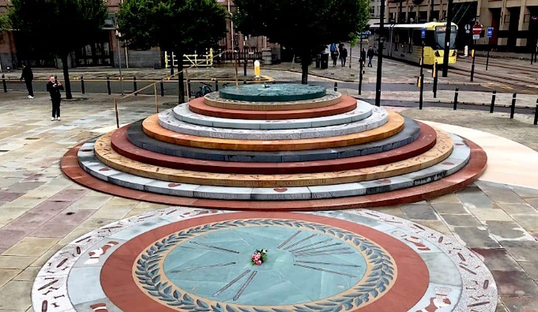 Jeremy Deller Unveils Peterloo Memorial In Manchester