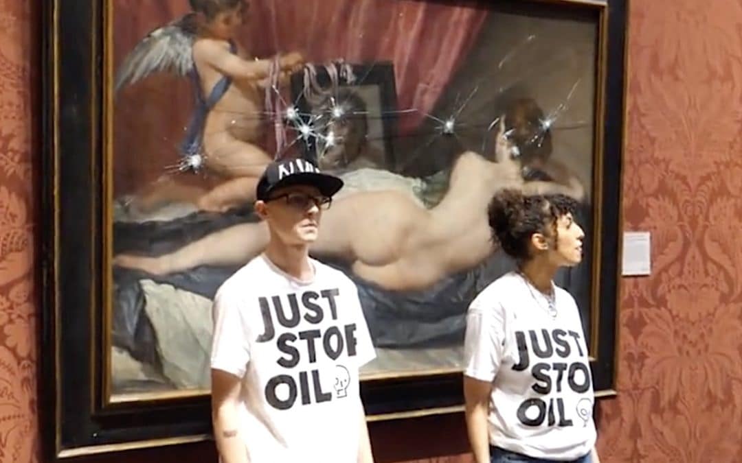 Just Stop Oil Activists Smash Glass On Velázquez’s Rokeby Venus
