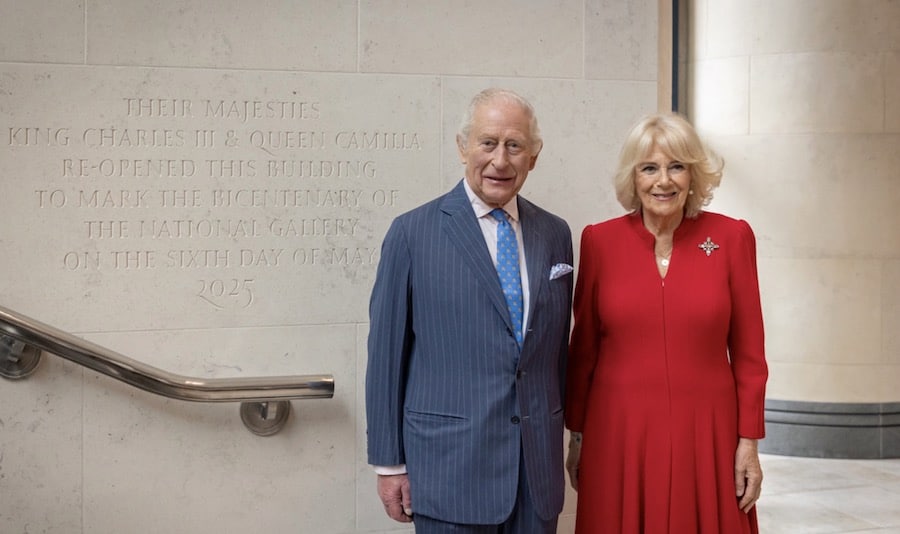 Royal Reopening: King And Queen Open Transformed National Gallery Sainsbury Wing