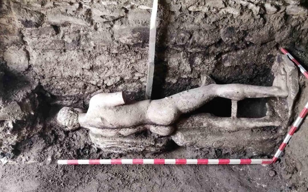 Ancient Marble Statue Of Hermes Unearthed In Roman Sewer