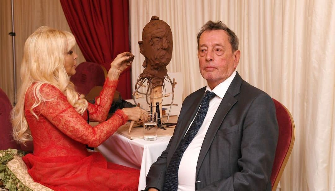 Lord David Blunkett Sculpted By Frances Segelman For Vision Foundation